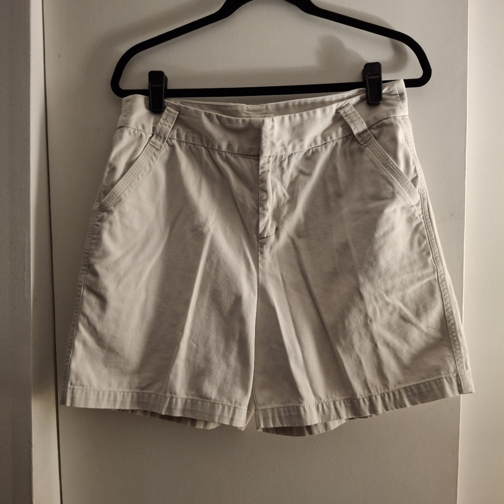 Christopher & Banks Women's Beige Casual Shorts
